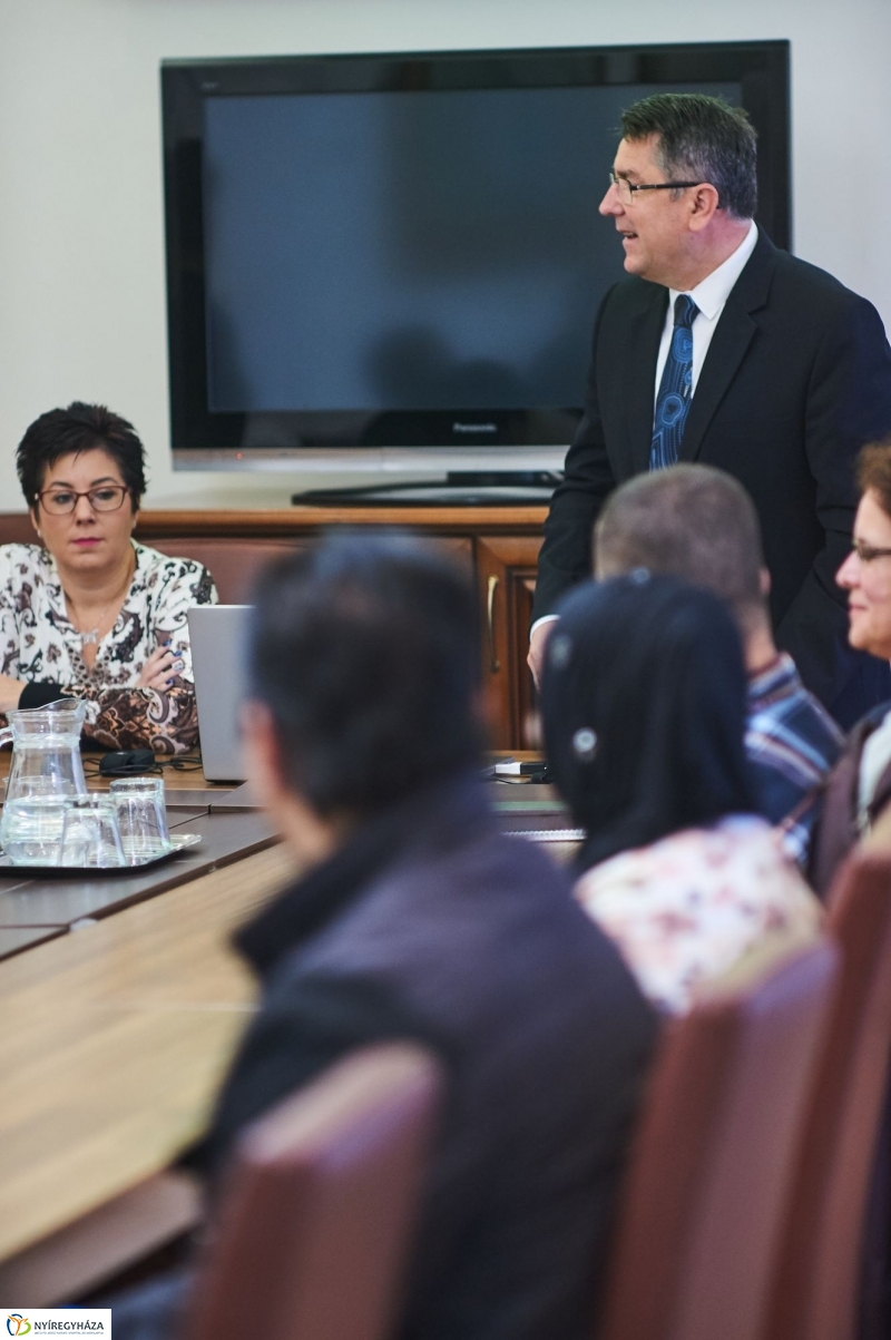 Külföldi hallgatók a Városházán - fotó Szarka Lajos