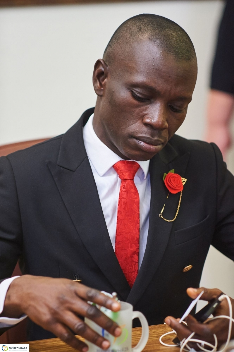 Külföldi hallgatók a Városházán - fotó Szarka Lajos