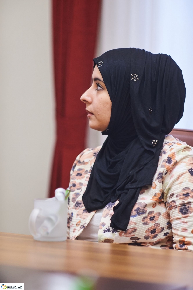 Külföldi hallgatók a Városházán - fotó Szarka Lajos