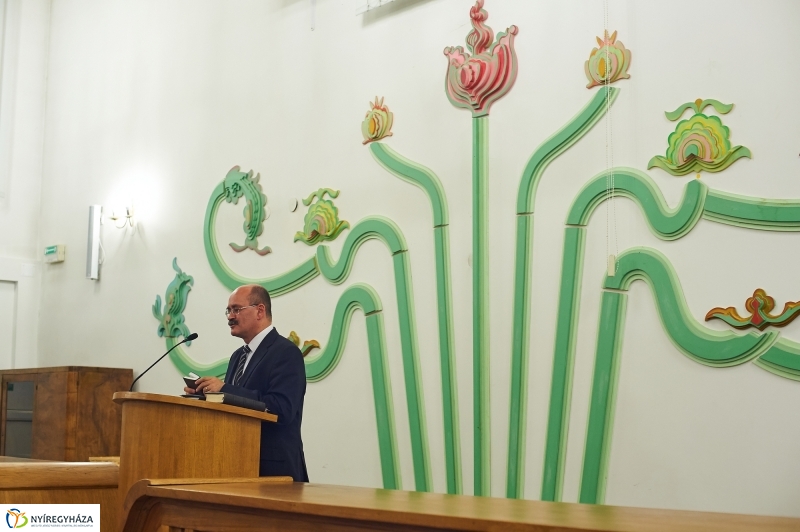 Református templom díszvilágítása - fotó Szarka Lajos