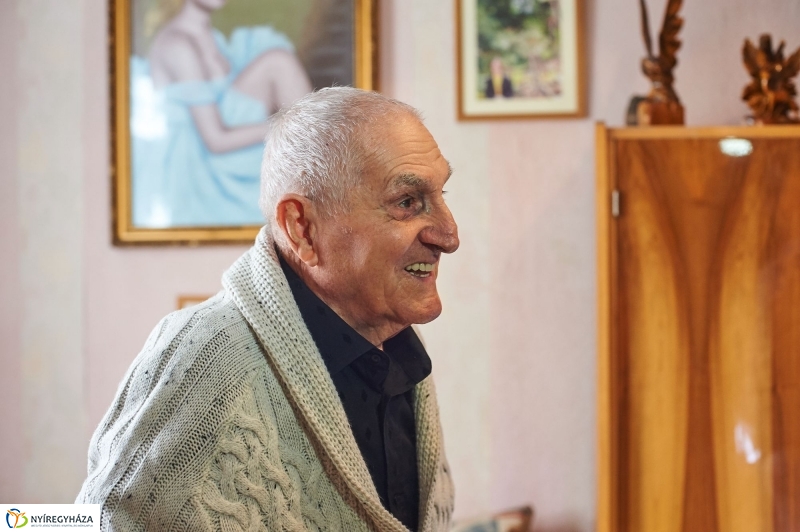 Szépkorú köszöntése Miskolczi István - fotó Szarka Lajos