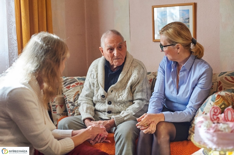 Szépkorú köszöntése Miskolczi István - fotó Szarka Lajos