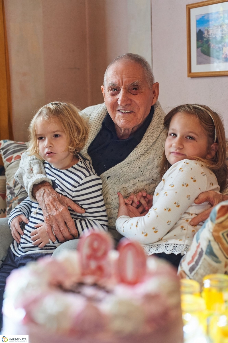 Szépkorú köszöntése Miskolczi István - fotó Szarka Lajos