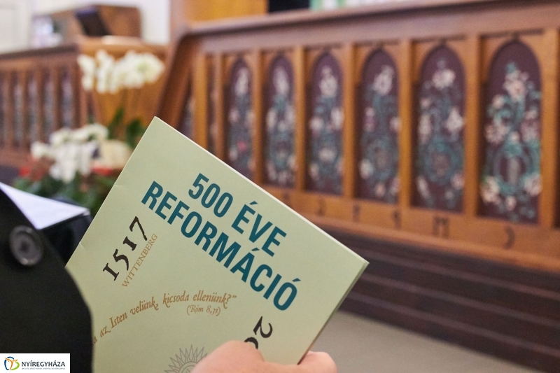 Ünnepség a református templomban - fotó Szarka Lajos