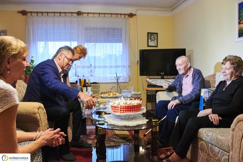 Szépkorú köszöntése Sipos János - fotó Szarka Lajos
