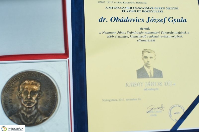 Kabay János díj átadása - fotó Szarka Lajos