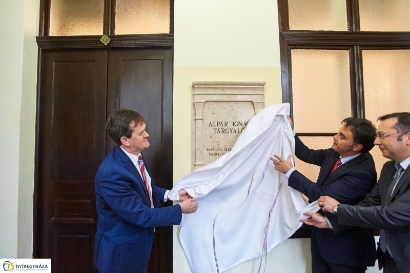 Alpár Ignác Tárgyaló átadása - fotó Szarka Lajos