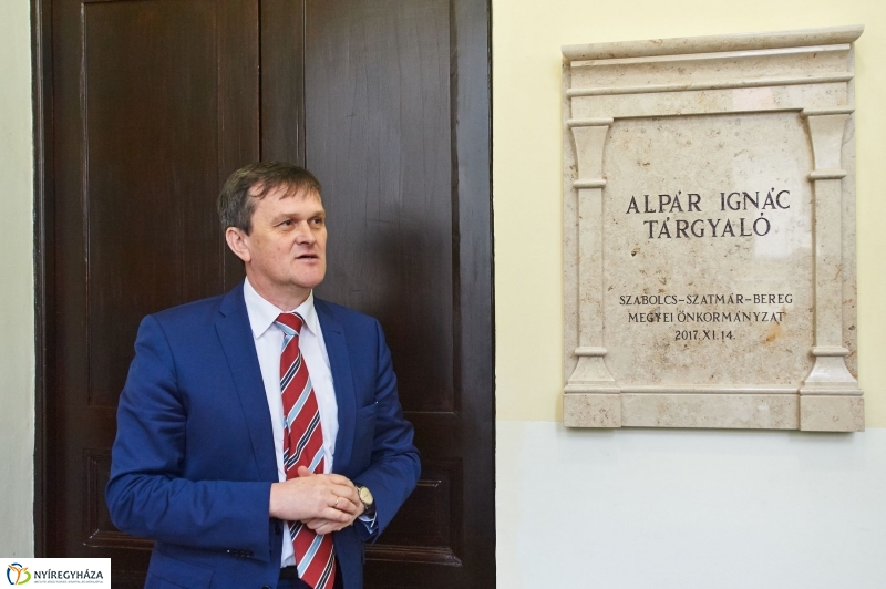 Alpár Ignác Tárgyaló átadása - fotó Szarka Lajos