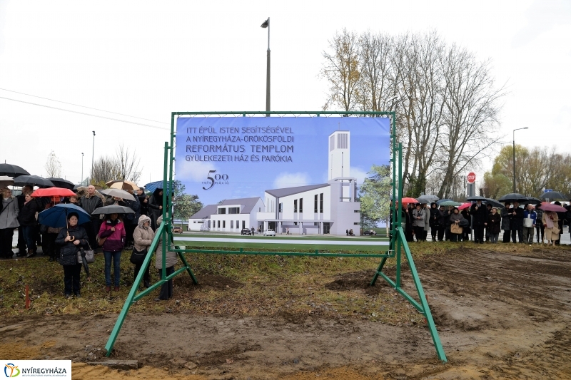 Református templom alapkőletétel - fotó Trifonov Éva