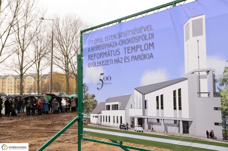 Református templom alapkőletétel - fotó Trifonov Éva