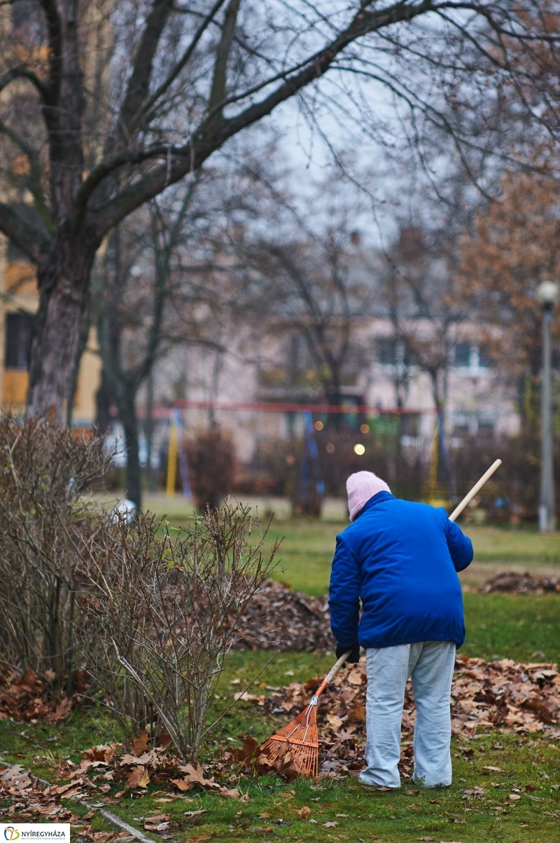 Játszótér tisztítás a Korányi közben - fotó Szarka Lajos