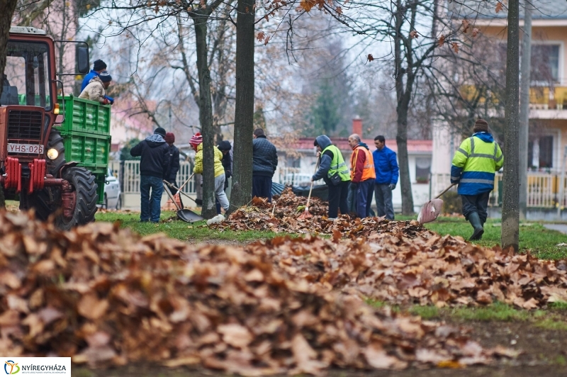 Játszótér tisztítás a Korányi közben - fotó Szarka Lajos
