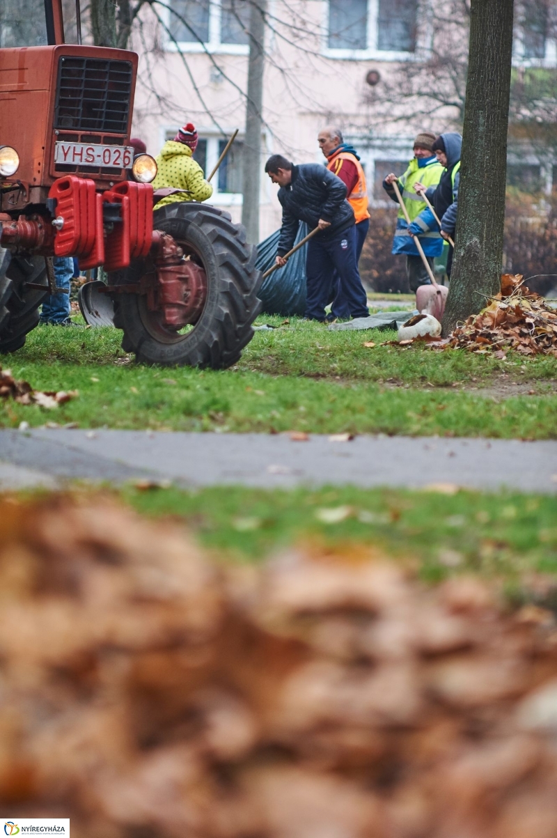 Játszótér tisztítás a Korányi közben - fotó Szarka Lajos