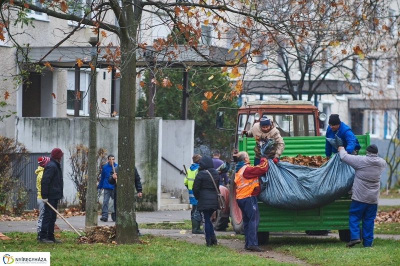 Játszótér tisztítás a Korányi közben - fotó Szarka Lajos
