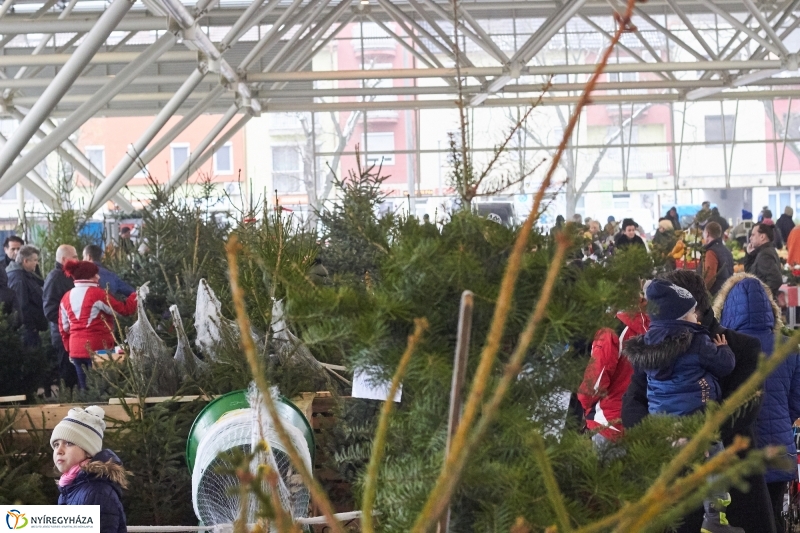 Karácsony előtt a piacon - fotó Szarka Lajos