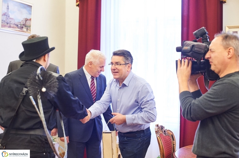 Újévi jókívánság a Városházán 2018 - fotó Szarka Lajos