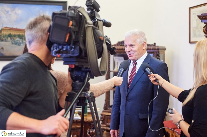 Újévi jókívánság a Városházán 2018 - fotó Szarka Lajos