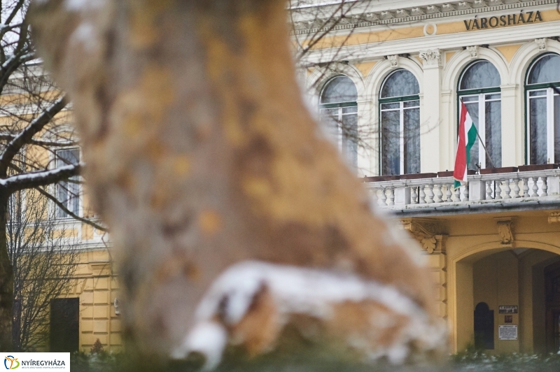 Téli pillanatok a belvárosban - fotó Szarka Lajos
