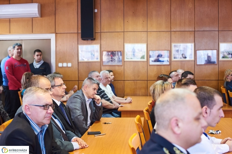 Állománygyűlés a rendőrségen - fotó Szarka Lajos