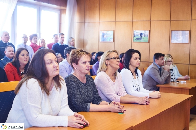 Állománygyűlés a rendőrségen - fotó Szarka Lajos