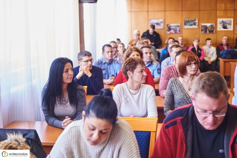 Állománygyűlés a rendőrségen - fotó Szarka Lajos