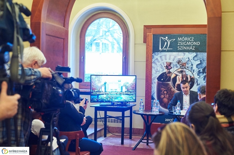 Szabadtéri színpad sajtótájékoztató - fotó Szarka Lajos