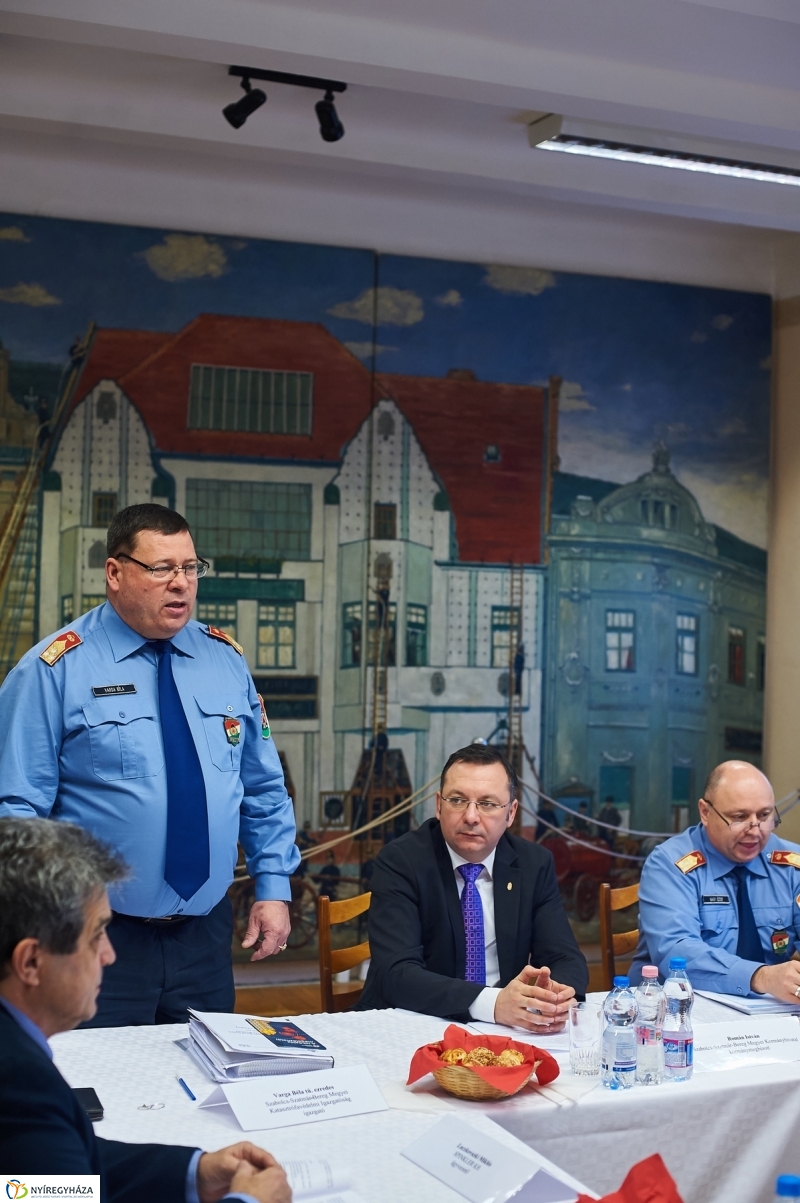Megyei Tűzmegelőzési Bizottság ülése - fotó Szarka Lajos