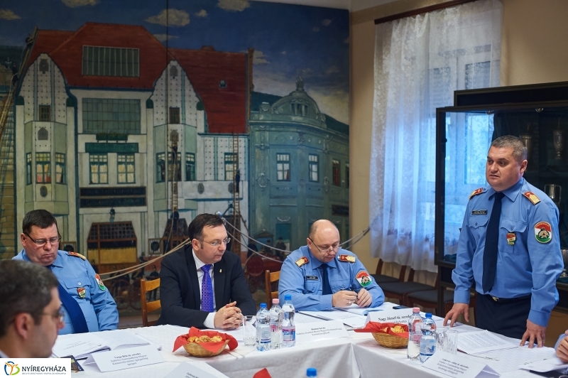 Megyei Tűzmegelőzési Bizottság ülése - fotó Szarka Lajos