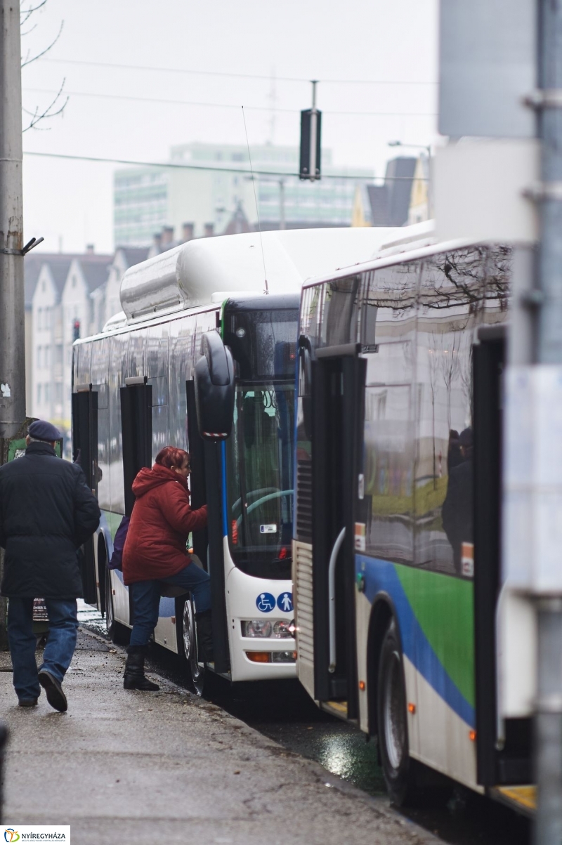 Új buszok szolgálatban - fotó Szarka Lajos