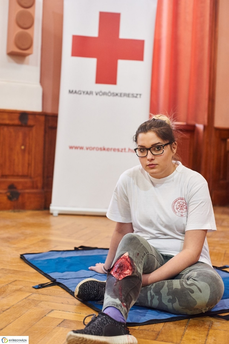 Egészségnap a Kossuth gimiben - fotó Szarka Lajos