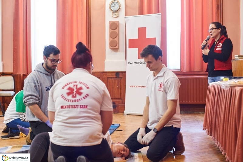 Egészségnap a Kossuth gimiben - fotó Szarka Lajos