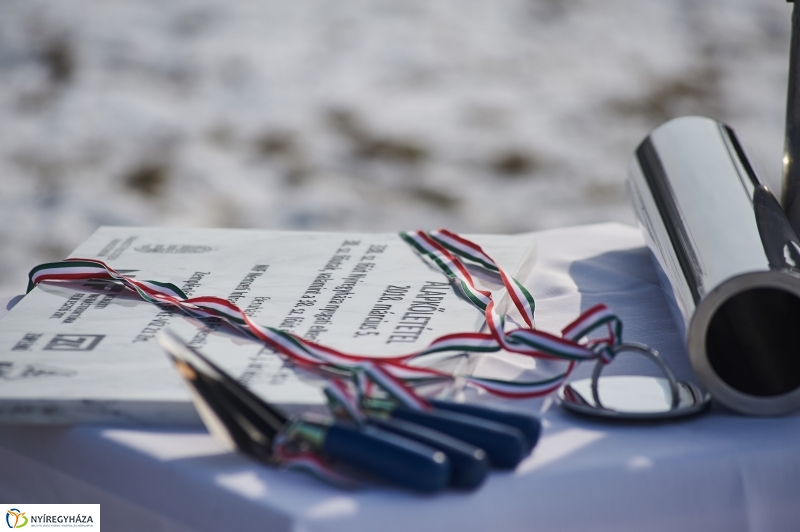 Nyugati elkerülő út alapkőletétele - fotó Szarka Lajos