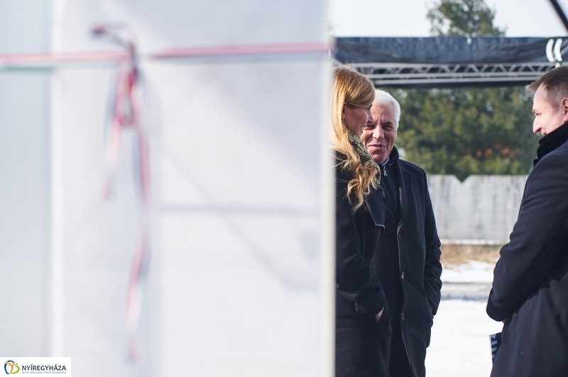 Nyugati elkerülő út alapkőletétele - fotó Szarka Lajos