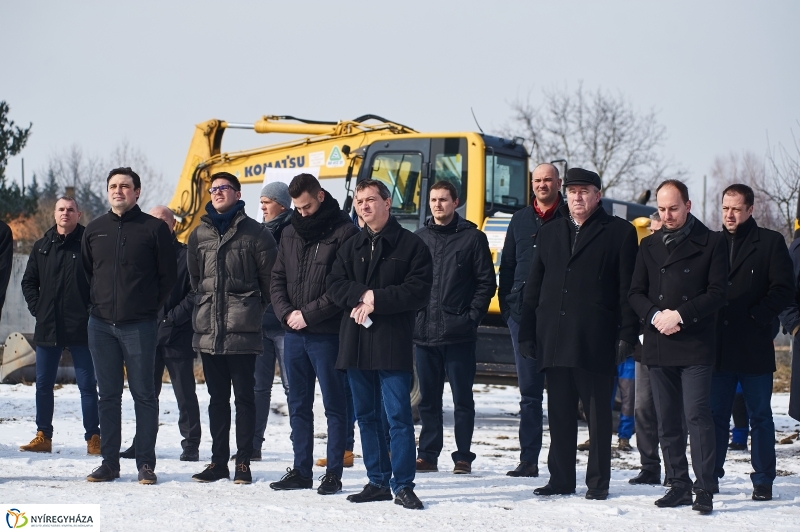 Nyugati elkerülő út alapkőletétele - fotó Szarka Lajos