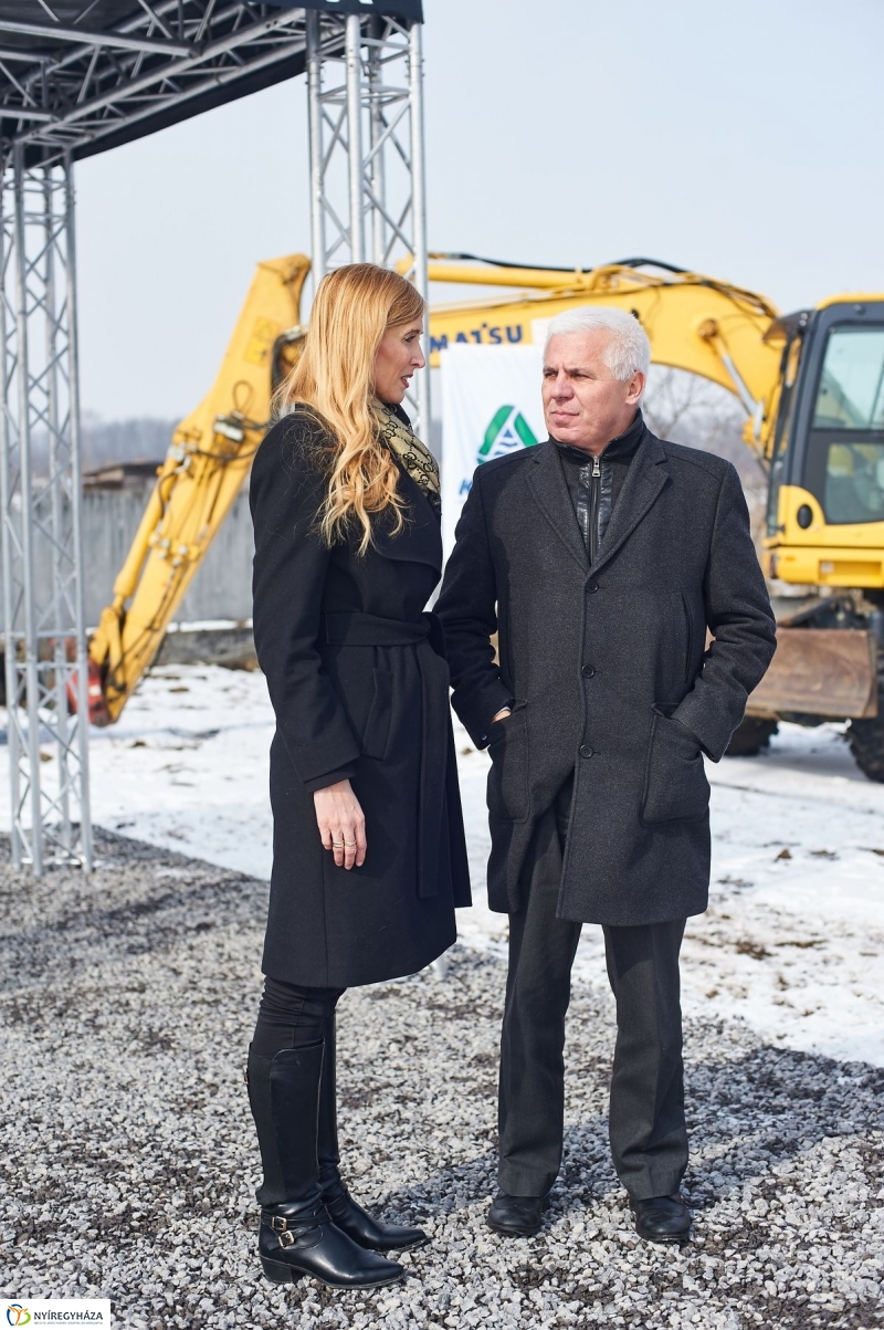 Nyugati elkerülő út alapkőletétele - fotó Szarka Lajos