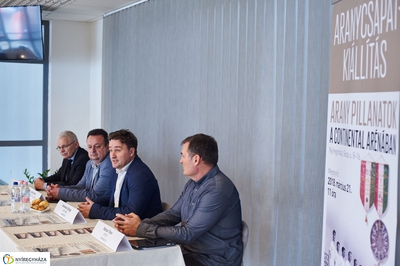 Aranycsapat emlékkiállítás sajtótájékoztató - fotó Szarka Lajos