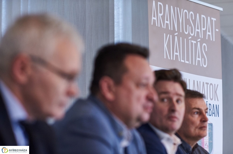 Aranycsapat emlékkiállítás sajtótájékoztató - fotó Szarka Lajos