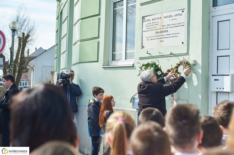 Megemlékező koszorúzások - fotó Szarka Lajos