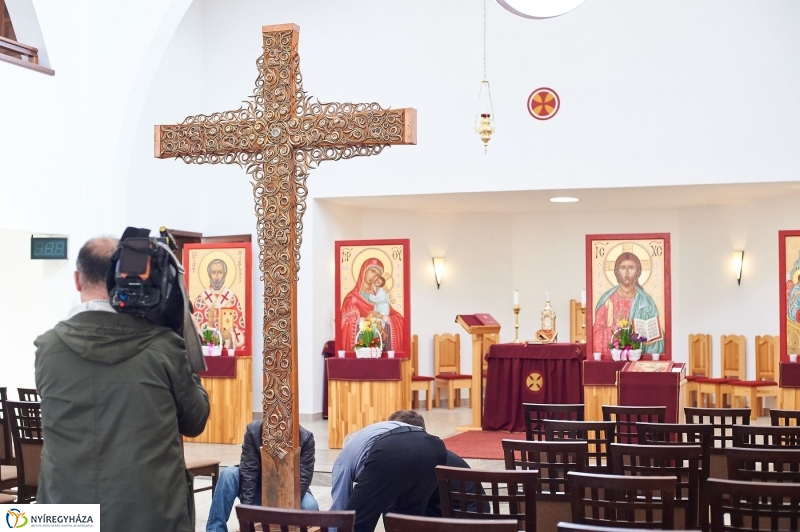 Missziós kereszt Nyíregyházán - fotó Szarka Lajos