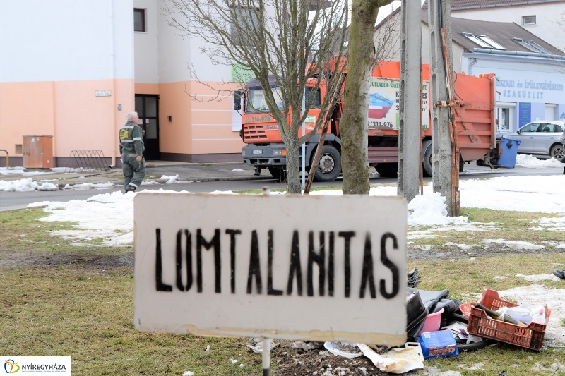 Lomtalanítás Nyíregyházán - fotó Trifonov Éva