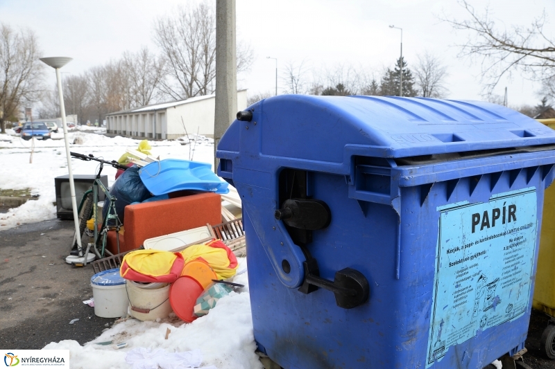 Lomtalanítás Nyíregyházán - fotó Trifonov Éva