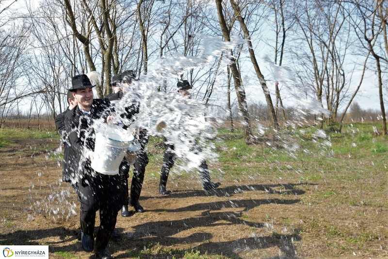 A Szabolcs Néptáncegyüttes húsvéti locsolkodása - fotó Trifonov Éva