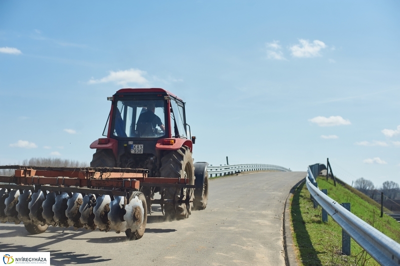 Kálmánházai felüljáró újra nyitása - fotó Szarka Lajos