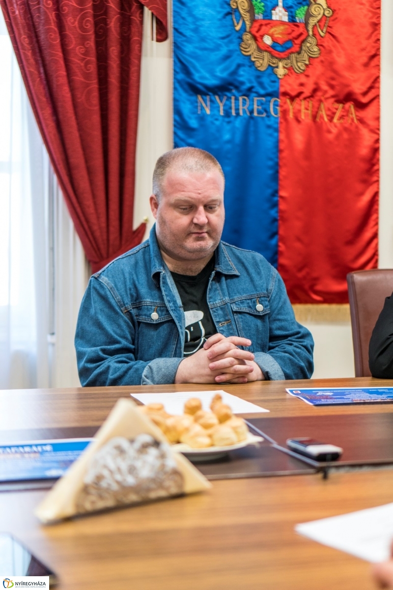 Sajtótájékoztatók a Városházán - fotó Kohut Árpád