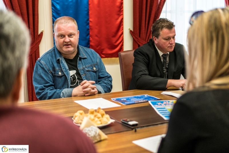 Sajtótájékoztatók a Városházán - fotó Kohut Árpád