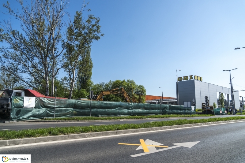 Vezetékkiváltás az István utcán - fotó Kohut Árpád