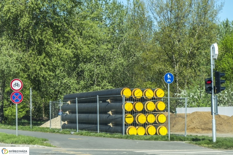 Vezetékkiváltás az István utcán - fotó Kohut Árpád