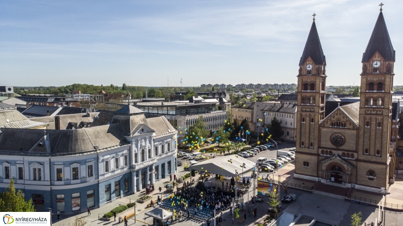 Hello Nyíregyháza a magasból - fotó Kohut Árpád