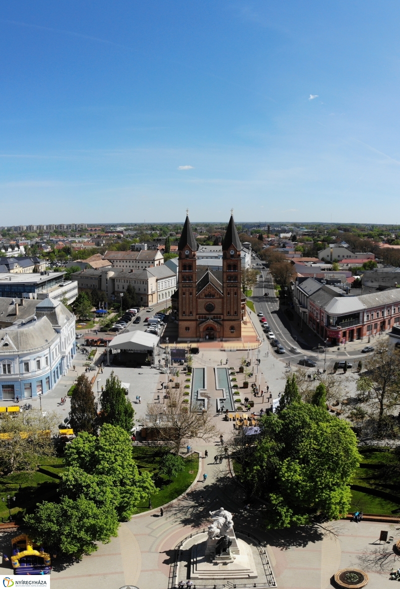 Hello Nyíregyháza a magasból - fotó Kohut Árpád