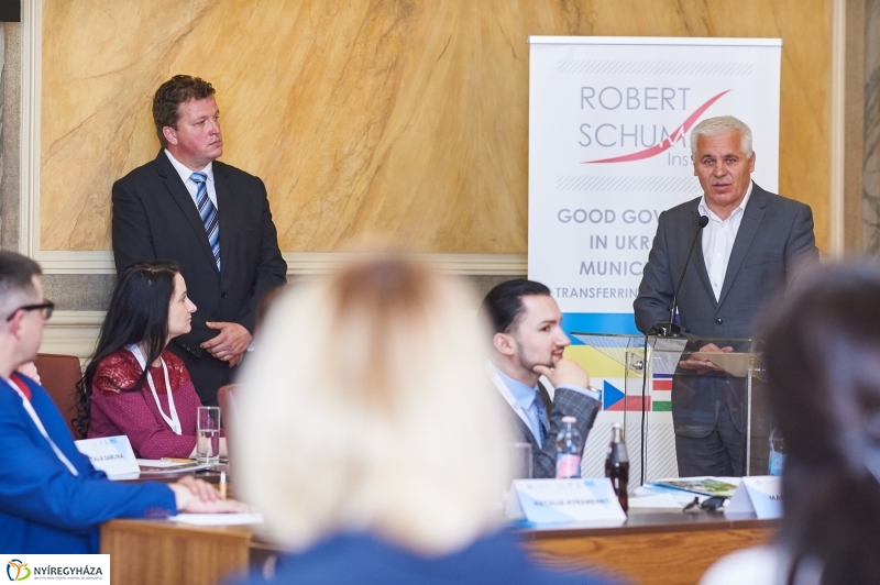 Ukrán delegáció a Városházán - fotó Szarka Lajos